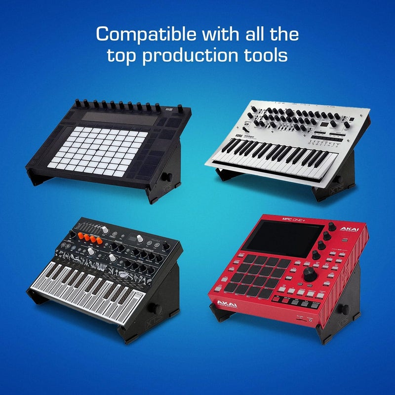 ANALOG CASES XTS Desktop Stand, Large 10.6" - 18.5" Size For Sampler / Synth / MIDI Controller / Drum Machine, Fits Akai MPC Live 2 / Ableton Push 3 / Native Instruments Maschine and more - Image 3